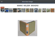 Tablet Screenshot of mariekelzerdesigns.com